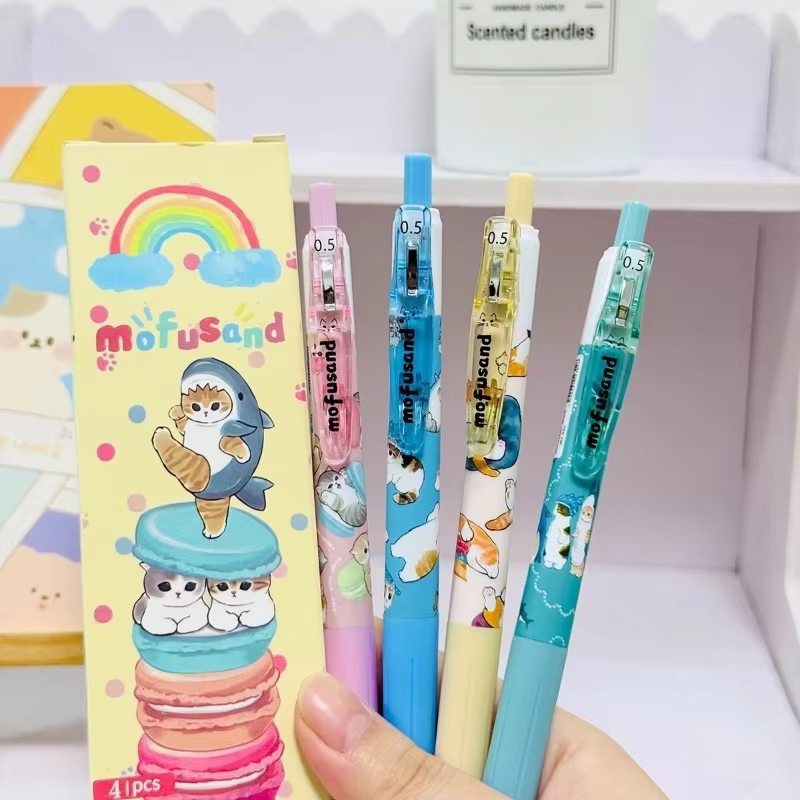Anime Girl Merchandise - 4 шт. креативных милых ручек с