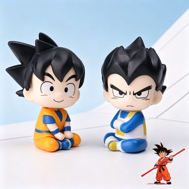 Anime Merchandise Wholesale - Милая 2D-фигурка Сон Гоку и Вегеты