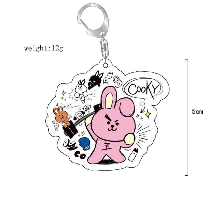 Акриловый брелок BT21 с аниме- – обзор и цена Anime Merchandise Wholesale