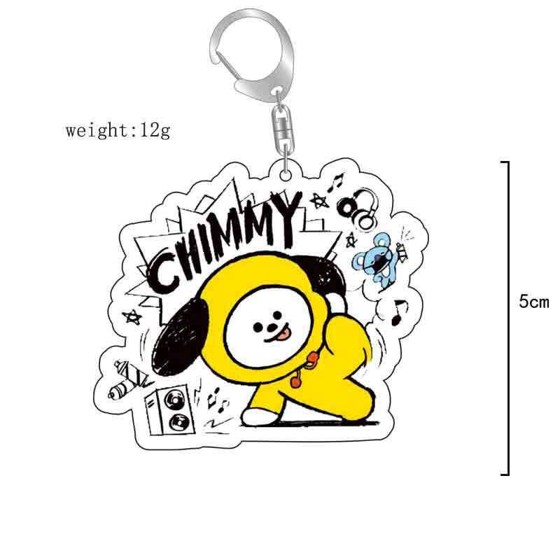 Акриловый брелок BT21 с аниме- – обзор и цена Anime Merchandise Wholesale