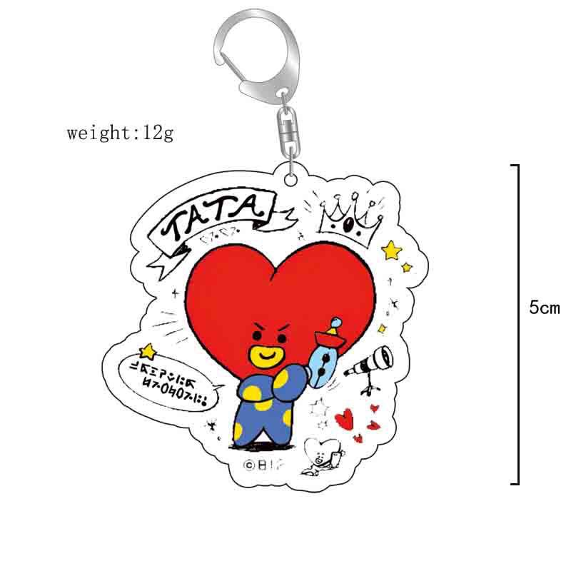 Акриловый брелок BT21 с аниме- – обзор и цена Anime Merchandise Wholesale