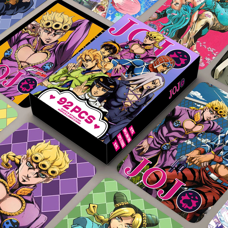 92 шт. фотокарточек JOJO, двус – обзор и цена Jojo Anime Merchandise