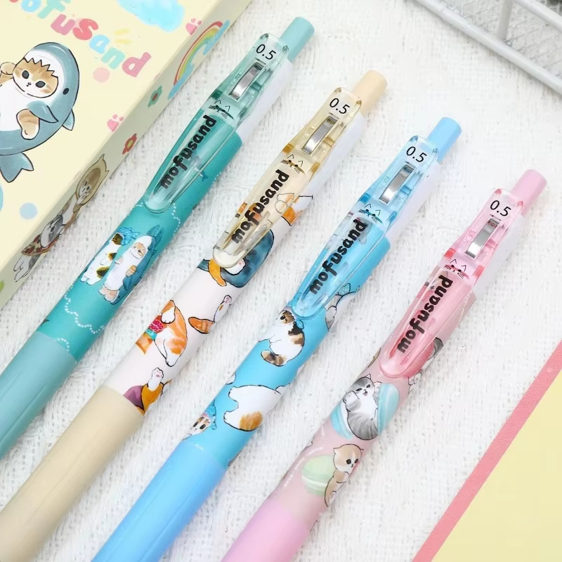 4 шт. креативных милых ручек с – обзор и цена Anime Girl Merchandise