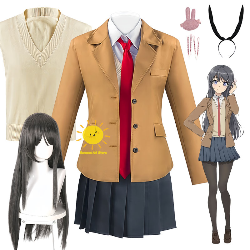 Костюм для косплея Сакураджима – обзор и цена Anime Girl Merchandise